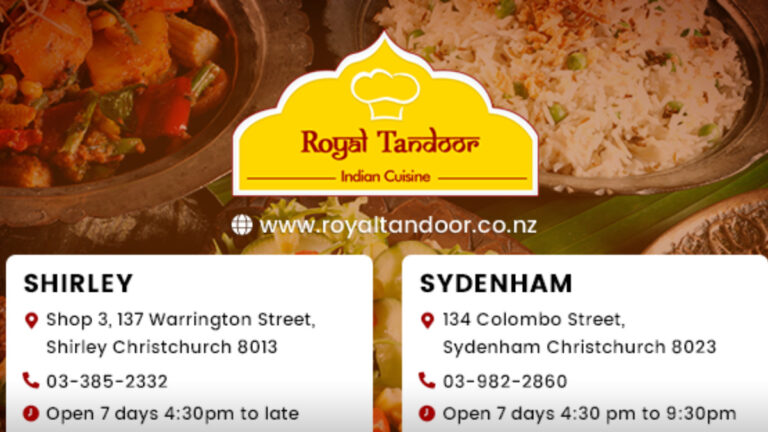 Royal Tandoor Menu Prices New Zealand Update (July 2024)