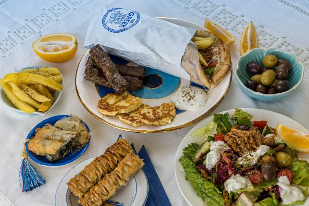The Greek Food Truck Most Popular Menu