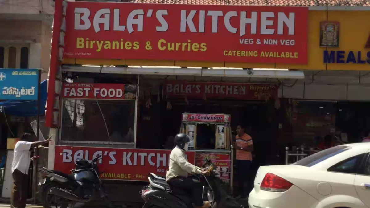 Bala's Kitchen Menu