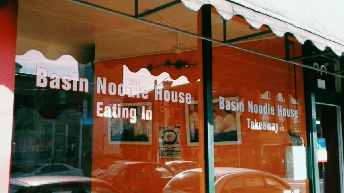 Basin Noodle House Menu