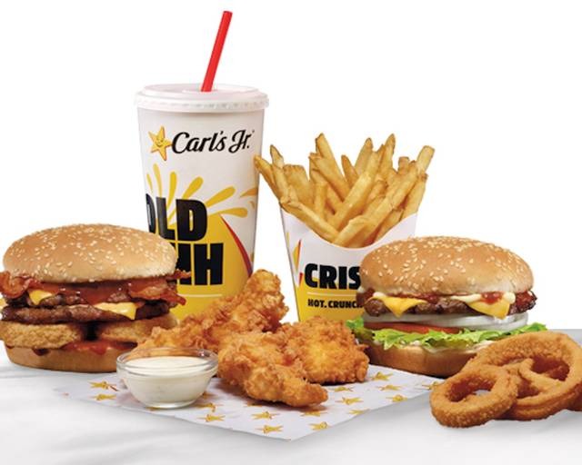 Carl's Jr Picked For You Menu