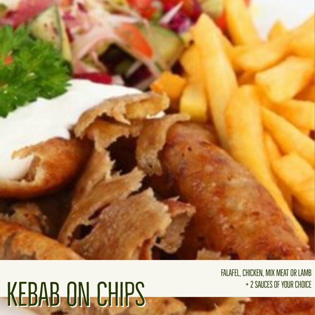 Persia Kebab Chips Menu with prices