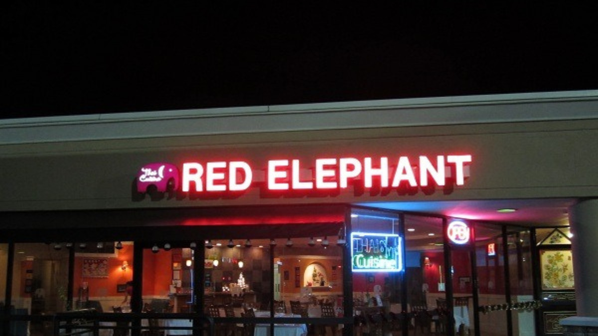 Red Elephant Menu